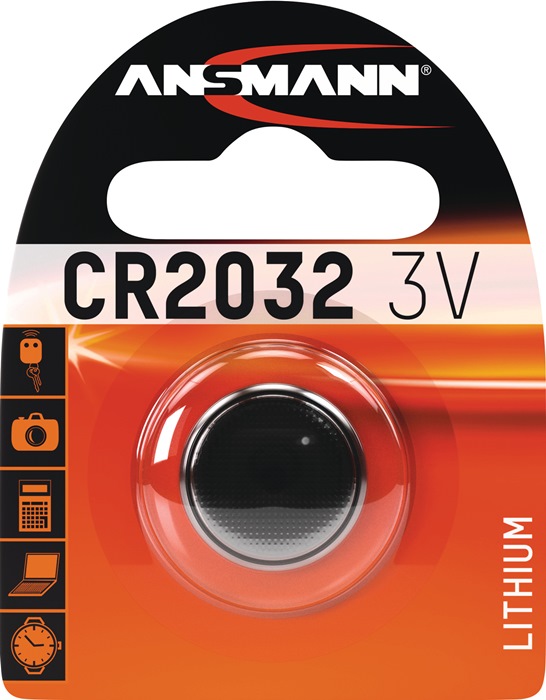 ANSMANN Knopfzelle  3 V 245 mAh CR2032 20 x 3,2 mm