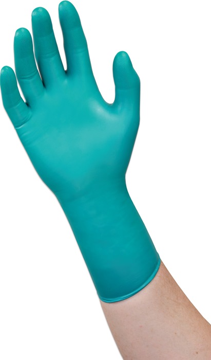 ANSELL Einweghandschuh Microflex 93-260 Größe 7,5-8 grün/blau Neopren/Nitril PSA-Kategorie III