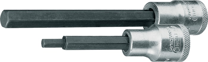 GEDORE Steckschlüsseleinsatz IN 19 1/2" Innen-6-kant Schlüsselweite 19 mm Länge 60 mm
