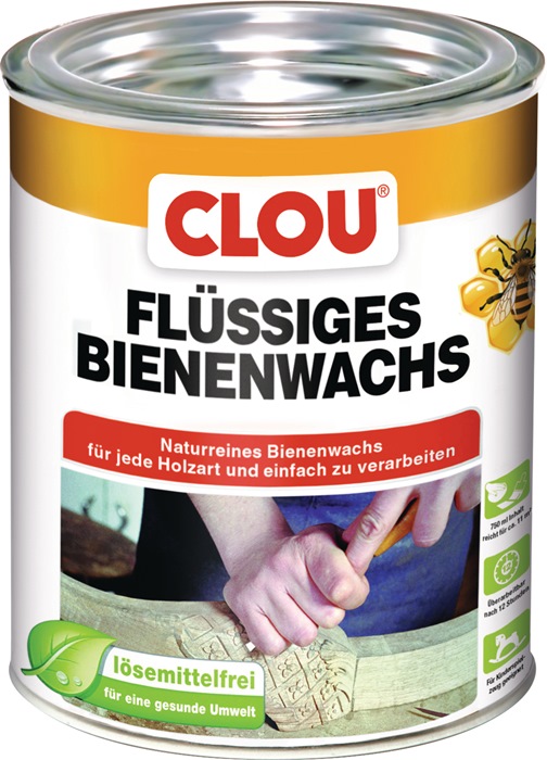 CLOU Bienenwachs  flüssig farblos 750 ml 3 Dosen