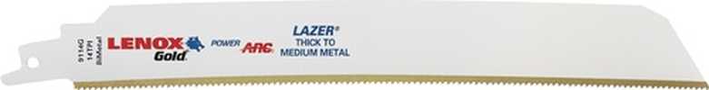 LENOX Säbelsägeblatt Gold Lazer® Länge 229 mm Breite 25 mm Zahnteilung TPI 14