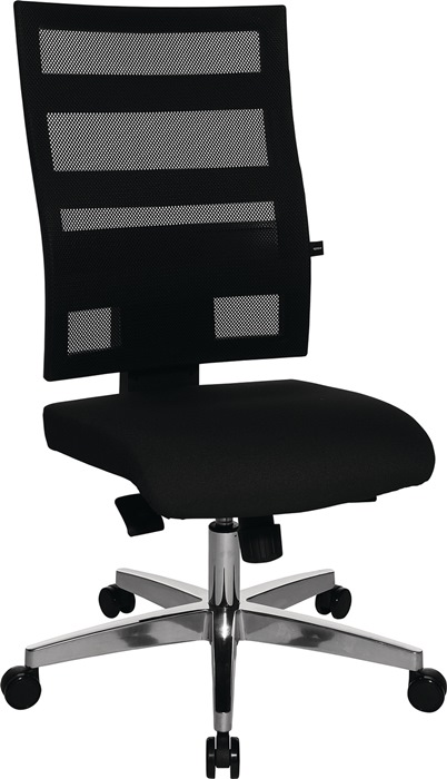 TOPSTAR Bürodrehstuhl  mit Punktsynchrontechnik schwarz/schwarz 450-550 mm ohne Armlehnen Tragfähigkeit 110 kg