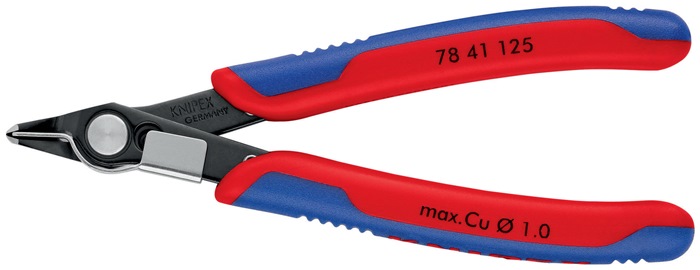 Knipex Elektronik-Seitenschneider Super-Knips® 78 41 125 Länge 125 mm Form 4 ohne Facette brüniert