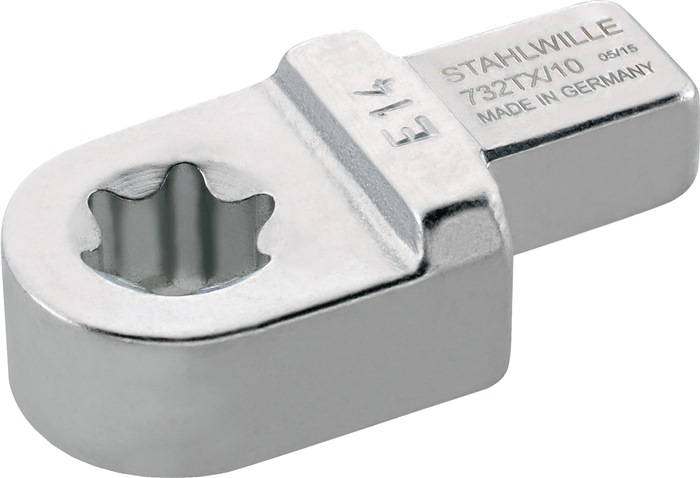 STAHLWILLE Einsteckwerkzeug 732TX/10 E 8 Schlüsselweite E8 9 x 12 mm Chrom-Alloy-Stahl