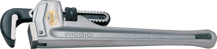 RIDGID Rohrzange  Gesamtlänge 1200 mm Spannweite 168 mm für Rohre 6" Aluminium