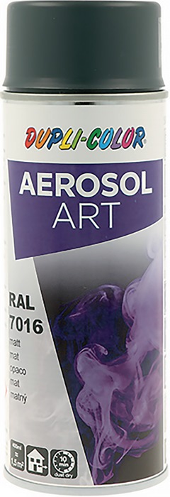 DUPLI-COLOR Buntlackspray AEROSOL Art anthrazitgrau matt RAL 7016 400 ml 6 Dosen