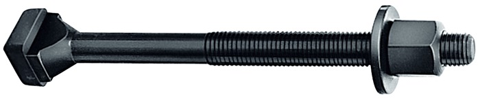 AMF T-Nutenschraube DIN 787 T-Nut 20 mm M20 Länge 315 mm Güteklasse 8.8 mit Mutter und Scheibe