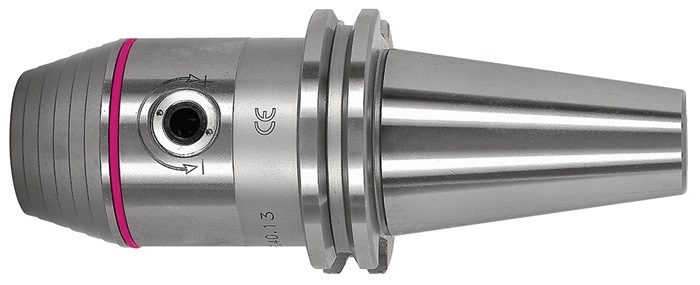 WTE NC-Schnellspannbohrfutter DIN 69871A Spanndurchmesser 0,5-13 mm SK40 Auskraglänge 96 mm