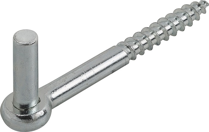 VORMANN Einschraubkloben  J Stift-Ø 13 mm verzinkt zum Einschrauben 10 Stück