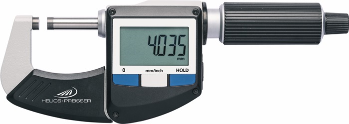 HELIOS PREISSER Bügelmessschraube IP40 0-25 mm digital