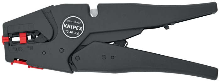 Knipex Automatikabisolierzange 12 40 200 Länge 200 mm 0,03 - 10 (AWG 32 - 7) mm²