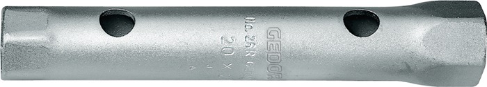 GEDORE Rohrsteckschlüssel 26 R Schlüsselweite 10 x 11 mm Länge 120 mm Bohrungs-Ø 6,5 mm verchromt