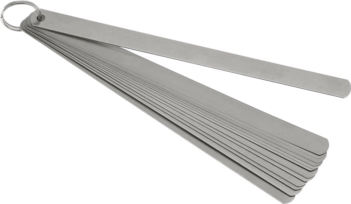 PROMAT Fühlerlehre  Blattstärke 0,05-0,5 mm Stahl Länge 200 mm Blattanzahl 8 St.