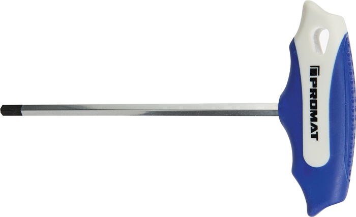 PROMAT Stiftschlüssel mit Quergriff  Schlüsselweite 8 mm Klingenlänge 150 mm S2-Stahl
