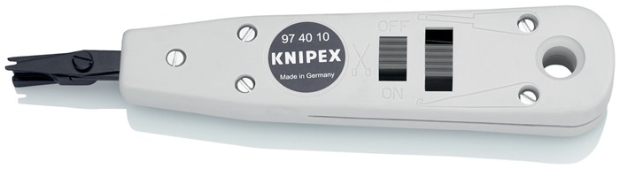 Knipex Anlegewerkzeug 97 40 10 Länge 175 mm für LSA Plus und baugleich Ø 0,4 - 0,8 mm