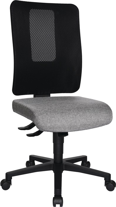 TOPSTAR Bürodrehstuhl  mit Synchrontechnik schwarz/hellgrau 460-560 mm ohne Armlehnen Tragfähigkeit 110 kg