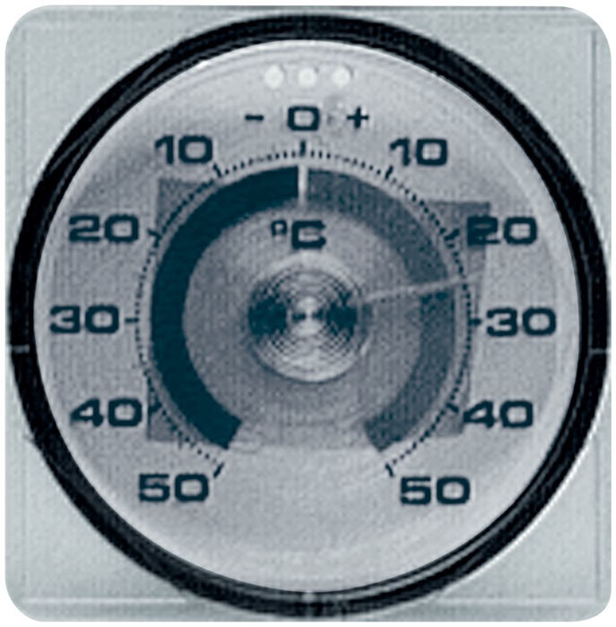 TFA Fensterthermometer  Messbereich -50 bis 50°C T.17mm Kunststoff 10 Stück