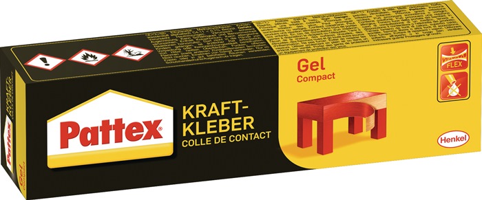 PATTEX Kraftkleber Gel Compact -40°C bis +70°C 50 g 12 Tuben