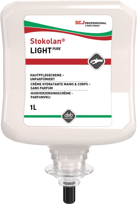 STOKOLAN Hautpflegecreme Stokolan® Light PURE 1 l duft-/farbstofffrei