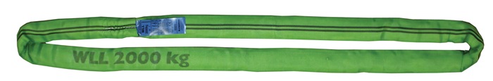 PROMAT Rundschlinge DIN EN 1492-2 Umfang 6 m grün Tragf. einf. 2000 kg