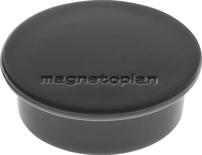 MAGNETOPLAN Magnet Premium Ø 40 mm schwarz 10 Stück