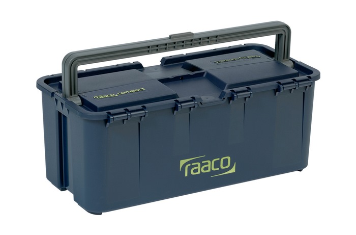 RAACO Werkzeugkoffer Compact 15 B.426xT.215xH.170mm Werkzeugträger m.Trennwänden Trgf.20kg a.PP