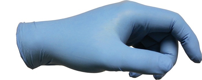 ANSELL Einweghandschuh VersaTouch 92-200 Größe 8,5-9 blau Nitril PSA-Kategorie III