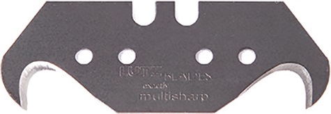 LUTZ BLADES Hakenklinge multisharp L48,2xB18,7xS0,65mm mit Lochung
