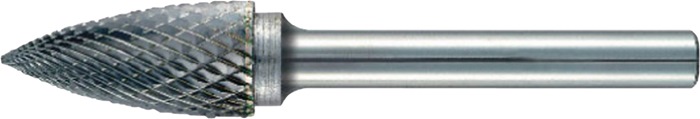 PROMAT Frässtift SPG 5 mm Kopflänge 12 mm Schaft 3 mm VHM Kreuzverzahnung
