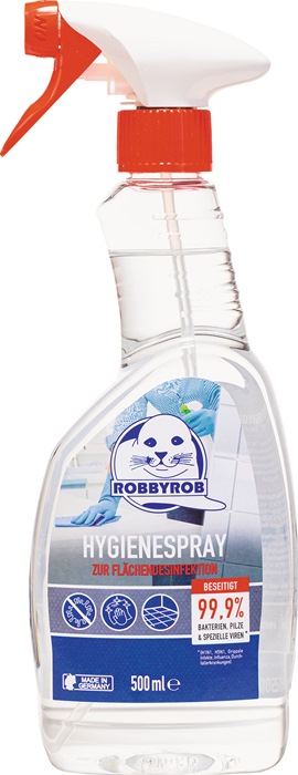 ROBBYROB 12 Flaschen Flächendesinfektionsmittel  500 ml