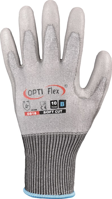 OPTIFLEX Handschuh SOFT CUT Größe 9 grau EN 420/PSA-Kategorie II 12 Paar