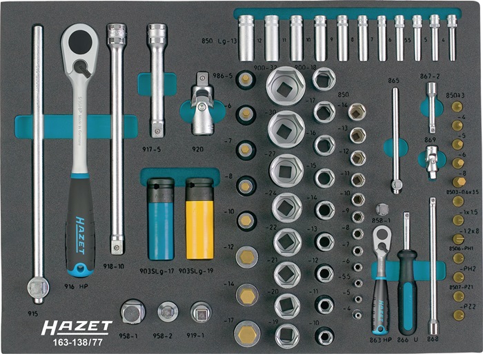 HAZET Werkzeugmodul 163-138/77 77-teilig