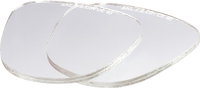 SCHMERLER Ersatzscheiben  Glas klar splitterfrei passend für 4000 370 014, 4000 370 101 50 Stück