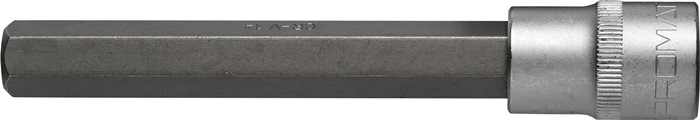 PROMAT Steckschlüsseleinsatz  1/2" Innen-6-kant Schlüsselweite 14 mm Länge 140 mm