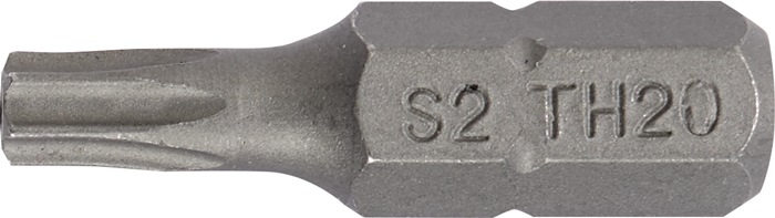 PROMAT Bit P829191 1/4" T 20 Länge 25 mm mit Bohrung 10 Stück