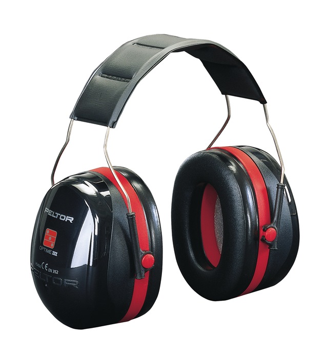 3M Gehörschutz OPTIME III EN 352-1-3 SNR 35 dB gepolsterter Kopfbügel doppelschalige Kapseln