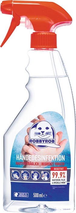 ROBBYROB Hände-Desinfektionsmittel Robbyrob 0,5 l