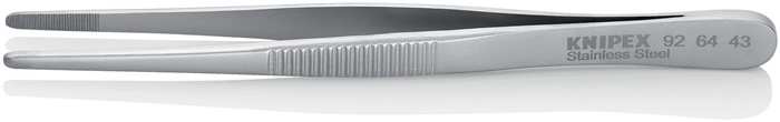 Knipex Präzisionspinzette 92 64 43 Länge 120 mm gerade Spitzenbreite 3 mm verchromt