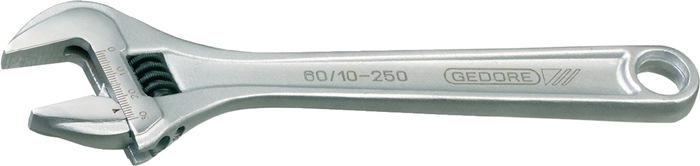 GEDORE Rollgabelschlüssel 60 CP 10 max. 30 mm Länge 255 mm mit Einstellskala