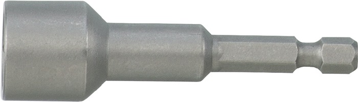 PROMAT Steckschlüsseleinsatz  mit 6-Kant-Antrieb Schlüsselweite 7 mm Länge 60 mm mit Magnet