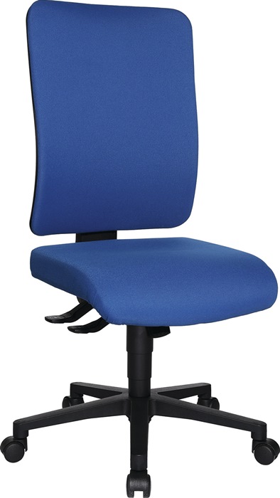 TOPSTAR Bürodrehstuhl  mit Synchrontechnik blau 450-550 mm ohne Armlehnen Tragfähigkeit 110 kg