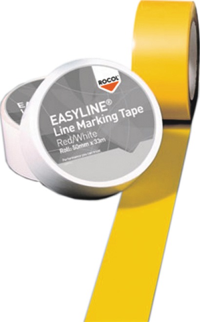 ROCOL Bodenmarkierungsband Easy Tape PVC gelb Länge 33 m Breite 50 mm