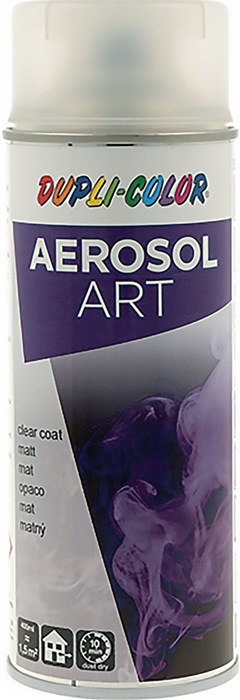 DUPLI-COLOR Buntlackspray AEROSOL Art Klarlack matt 400 ml 6 Dosen
