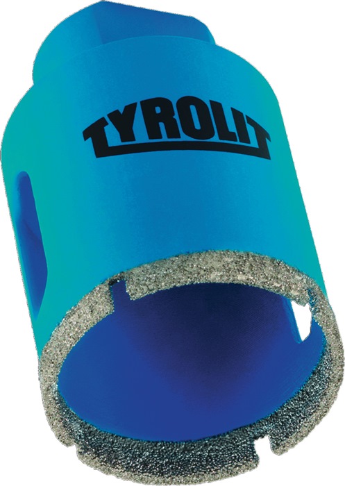 TYROLIT Diamantbohrkrone DDT Premium Ø 52 mm Länge 45 mm geeignet für Fliesen / Granit / Marmor M14