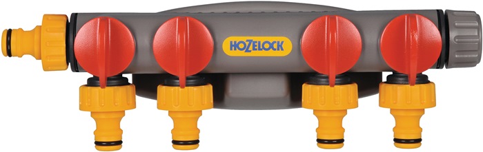 HOZELOCK 4-Wege-Hahnstück  PVC