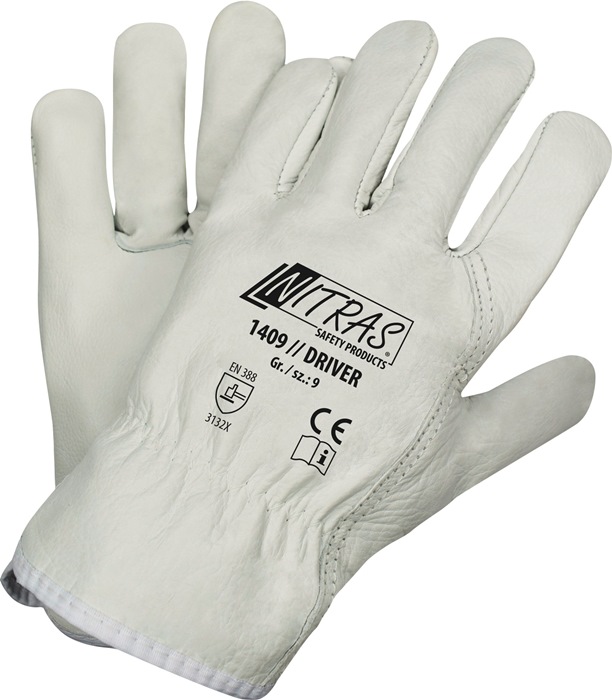 NITRAS Handschuh Driver Größe 11 grau PSA-Kategorie II 12 Paar