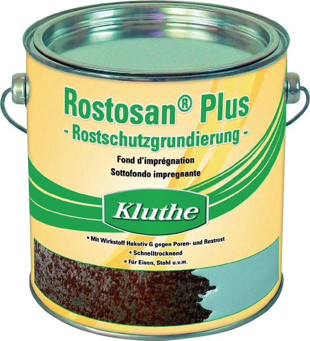 KLUTHE Rostprimer Rostosan® Plus rotbraun 2500 ml 2 Dosen