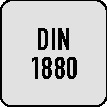 PROMAT Walzenstirnfräser DIN 1880 Typ N  63 mm HSS-Co5 TiCN Schneidenanzahl 8