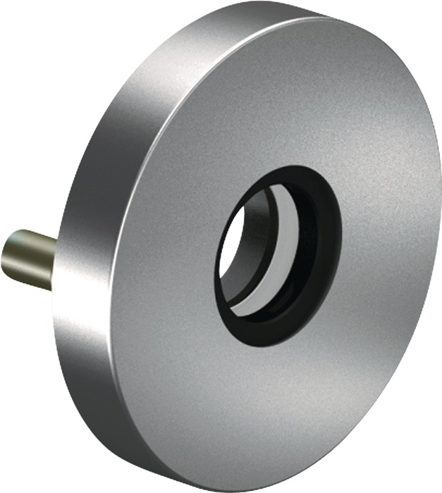 OGRO Drückerrosette 6501 23,5 AL Aluminium F1 Schildstärke 9 mm rund rund