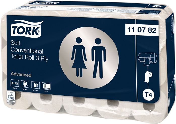 TORK Toilettenpapier TORK Advanced · 110782 3-lagig, Dekorprägung